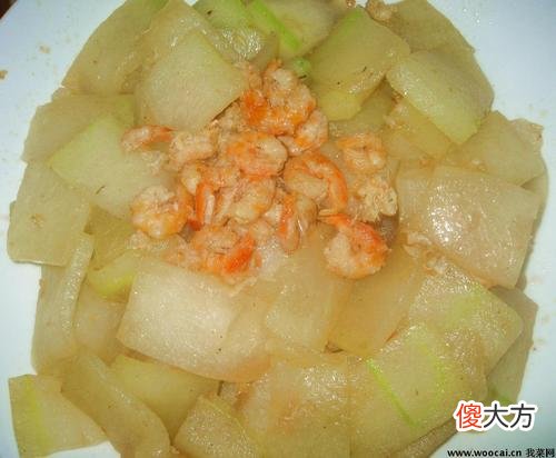 海米冬瓜的做法 虾仁冬瓜汤的做法