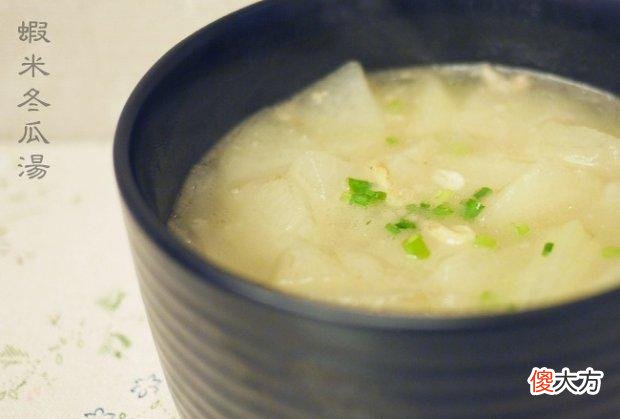 海米冬瓜的做法 虾仁冬瓜汤的做法