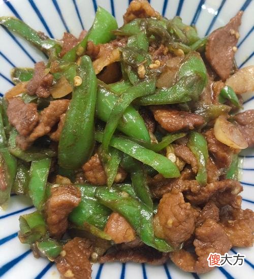 青椒炒肉的做法